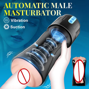 جهاز استمناء كهربائي للرجال أوتوماتيكي بالكامل مع خاصية الشفط والاهتزاز وتطبيق للتحكم، لعبة جنسية للبالغين فائقة الضيق وعالية التحفيز - Product Image 3