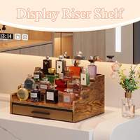 Organisateur de parfums en métal à plusieurs niveaux, support de rangement de bureau pour cosmétiques et soins de la peau, présentoir portable