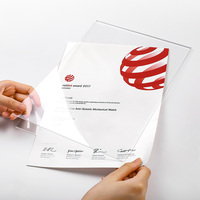 Cadre photo A4 en bois massif pour certificat, cadre de présentation de bureau avec base en bois à dos diagonal, cadre pour logo et image