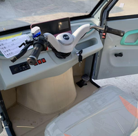 Tricycle électrique entièrement fermé à 2 portes, cabine fermée, 3 roues, véhicule électrique pour adultes, pour les trajets familiaux
