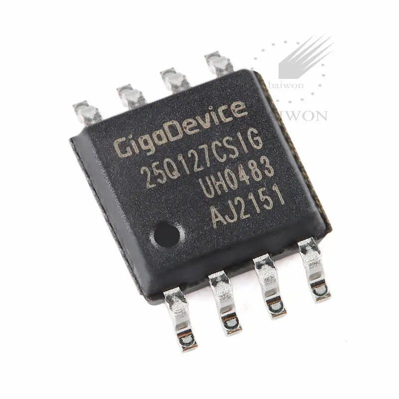 Nguyên Bản Mới GD25Q127CSIG Mạch Tích Hợp Chip Vi Điều Khiển IC Vi Điều Khiển IC SOP-8 Nand Flash 128Mb (16X8Mm) SPI - Quad I/O 104MHz