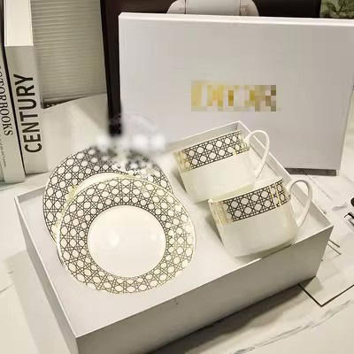 double cup and saucer