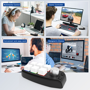 Teclado Personalizable con Macros para Oficina, Copiar y Pegar, Dibujo en PS, Control <span class=keywords><strong>de</strong></span> Audio en PC, Ajuste <span class=keywords><strong>de</strong></span> Volumen para Esports, Teclado para Trading <span class=keywords><strong>de</strong></span> Acciones - Product Image 6