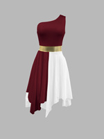 Tenue de danse contemporaine pour scène, vêtements d'entraînement pour filles, tenue de danse liturgique, robes de danse lyrique