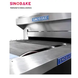 SINOBAKE mesin pembuat kue multifungsi, peralatan pembuatan kue biskuit/kue baris produksi terowongan kue Harga Oven