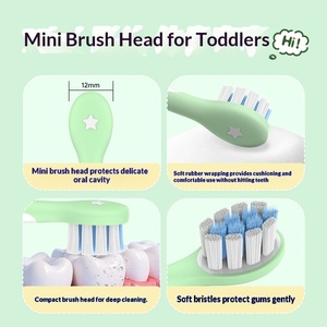 Cepillo de <span class=keywords><strong>Dientes</strong></span> Eléctrico Inteligente para Niños con Control de Presión, Cerdas Suaves, Protección Envolvente de Silicona, Impermeable - Product Image 4