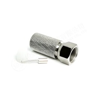 Ángulo recto 90 180 grados macho hembra RF conector coaxial tipo F conectores