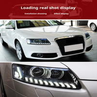 Pour Audi A6 S6 (2005-2011) – Kit de phares LED DRL améliorés avec feux de jour et accessoires de voiture modifiés