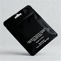 Sacs personnalisés à trois soudures latérales avec une face transparente pour l'emballage des fournitures quotidiennes, pochette d'emballage anti-humidité avec fermeture éclair
