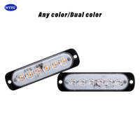 Nouvelle lumière latérale de marquage LED en plastique WTTG DC12V 4,35'' IP65 pour voiture, camion, semi-remorque, décorative, pour une conduite sécurisée et une signalisation d'avertissement