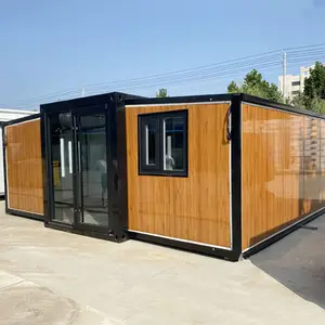 Austrália Expansível Container Casa 40ft Folding Expansível Container Casa Com Banheiro Completo