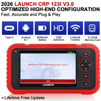 Escáner Automotriz LAUNCH CRP123I V3.0 de 5 Pulgadas, Modelo 2026, con Diagnóstico de 4 Sistemas y Soporte para CANFD y DOIP, Escáner de Diagnóstico para Autos