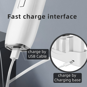 5 in 1 Multifunctional <b>Electric</b> Facial Care Kit Cleansing <b>Massager</b> Replaceable <b>Head</b> Charging Base for Home Beauty Routine - Product Image 3