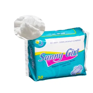 Cotton Eco Disposable Feminine Period Pads Sanitary Napkins Organic Menstrual Pads