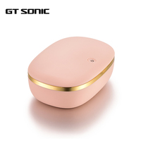 GTSONIC GT-M1 UV Mini Portable Electric 45KHz Sonicator 8W Kontrol Sentuh 5 Menit Mati Otomatis ABS Pembersih Ultrasonik Rumah Tangga