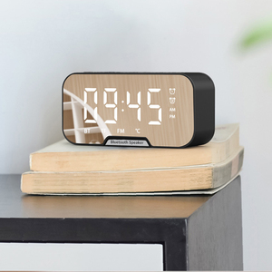2024 Popular Wireless Speaker Multifunction Alarm <strong>Clock</strong> Music Player <strong>FM</strong> <strong>Radio</strong> TF Card Bass Speaker - Product Image 6