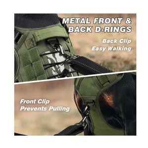 Chaleco táctico de <span class=keywords><strong>Pastor</strong></span> Alemán para perros medianos y grandes, arnés impermeable para mascotas, adecuado para Border <span class=keywords><strong>Collie</strong></span>, chaleco militar para perros - Product Image 3