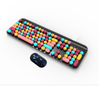 Claviers personnalisés pleine taille aux touches colorées, 104 touches, coques de touches en métal, clavier à projection 893A,