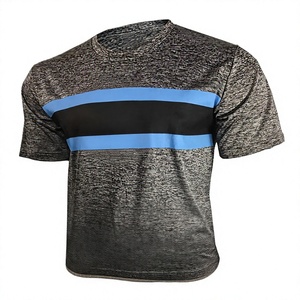 Wholesale Custom Front Brand Logo 100% Cotton O-Neck Short Sleeve Regular Fit <b>Men's</b> T-<b>Shirt</b> Knitted Plain Casual Quick Dry - Product Image 3