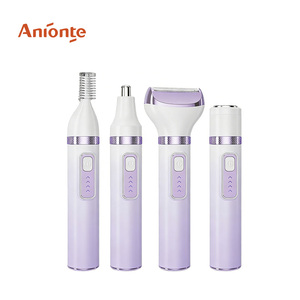 ANIONTE Recortadora de Nariz, <span class=keywords><strong>Afeitadora</strong></span>, Recortadora de Cejas 4 en 1, Resistente al Agua IPX5, Recargable, ATG112 - Product Image 1