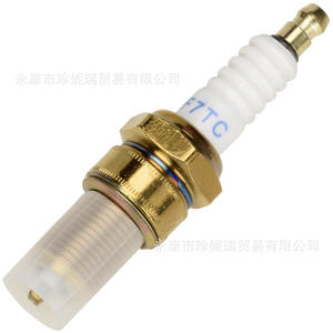 Bujía F7TC de un solo polo dorada para generadores Honda de 5.5, 6.5, 7, 8, 9 HP y minitractores, pieza de repuesto para reparación - Product Image 3