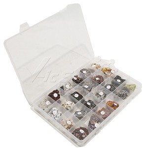24 tipos de especímenes de rocas ignífugas, especímenes de rocas naturales de grado didáctico, para uso en laboratorios de geología de primaria. - Product Image 5