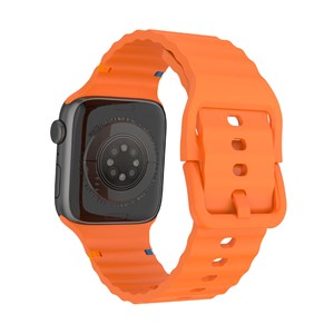 Correa de Reloj Deportiva de Silicona con Patrón Ondulado para <span class=keywords><strong>Watch</strong></span> Ultra9876543210 Generation <span class=keywords><strong>SE</strong></span> - Product Image 3