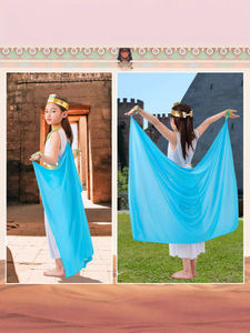 Costume da Cleopatra per Bambini, Vestito per Cosplay di Halloween, <span class=keywords><strong>Abbigliamento</strong></span> da Regina d'Egitto Cleopatra VII per Bambini - Product Image 3