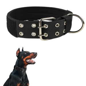 Collar de perro grande y mediano sostenible, duradero, resistente al agua para Pitbulls Golden Retrievers, cinta táctica de poliéster hecha - Product Image 1