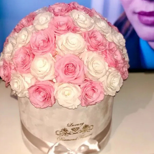 <strong>Enchanted</strong> Stabilized Infinity Roses Long-Lasting Preserved Flower Box for Valentine's Day and Mother's Day Gifts - Product Image 1