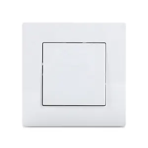 Colorful Easy Installation Light Switch European Standard PC Wall Plate 1 Gang 1 Way 2 Way 3 Way Wall Light Switch
