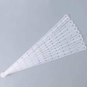 transparent PVC hanger connectors for fashion stores suits coats pant hanger strips extention