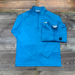 Camisa de Pesca de Manga Larga con Cremallera para Hombre, de Secado Rápido, con Estampado por Sublimación, Top de Poliéster con Cremallera de Cuarto, Venta al por Mayor - Product Image 5