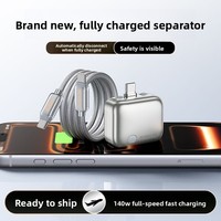 Chargeur USB intelligent à arrêt automatique, déconnexion automatique à charge complète pour la santé de la batterie des téléphones mobiles.