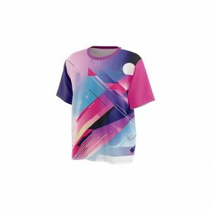 T-shirts de sport vierges pour hommes en sublimation 100 % polyester, personnalisables, haute qualité, maille respirante, manches courtes, écologiques, séchage rapide - Product Image 5