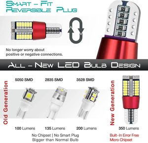 Nouvelle <span class=keywords><strong>ampoule</strong></span> LED Canbus T10 3014 SMD 6000K Blanc Xénon W5W 194 168 pour éclairage intérieur et plaque d'immatriculation, Plug and Play 12V - Product Image 5