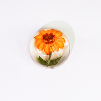 Artisanat en résine Fleurs en résine Presse-papiers Acrylique Transparent avec spécimen végétal Art floral Fleurs séchées dans la résine