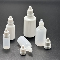 Flacon compte-gouttes compressible en plastique HDPE de 5 ml, 10 ml, 15 ml, 20 ml, 30 ml, flacon compte-gouttes vide pour liquides médicaux et huiles essentielles
