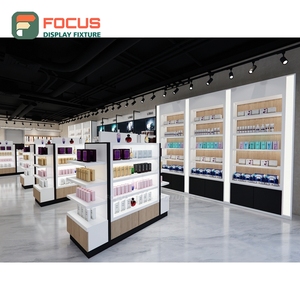 Sustainable Designer Store Melamine Display <b>Shelf</b> Factory Cosmetics Store Design - Product Image 5