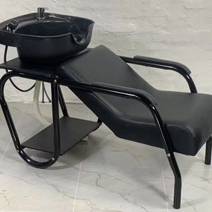 Matériel de lavage capillaire pour salon : Lit de lavage confortable avec bac intégré - Product Image 6