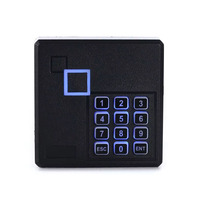 Lector de tarjetas de identificación Rfid de proximidad de 12V, lector de teclado de Control de acceso de puerta, 125KHz, Wiegand 26 para sistema de Control de acceso de puerta