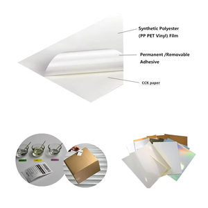 Pegatinas de etiquetas imprimibles de flexografía, 20 piezas, hojas de etiquetado A4, impresora láser de inyección de tinta Compatible, papel de vinilo con letras impermeables - Product Image 3