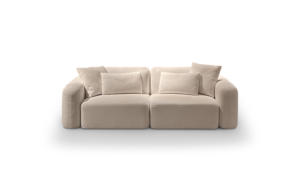 أريكة مقطعية عصرية طراز <span class=keywords><strong>2025</strong></span> من القماش الإيطالي مع مسند أقدام، أثاث منزلي لغرفة المعيشة أو الشقق أو الفنادق - Product Image 6