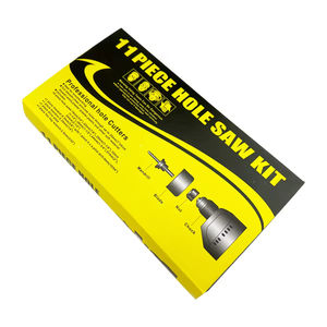 11-delige set gatenzaag van hoogwaardig koolstofstaal voor hout, kunststof en gips, met mandrels, zaagbladen en kernboorbits, 19-64 mm, boorgereedschap, <span class=keywords><strong>3</strong></span> jaar garantie - Product Image 6