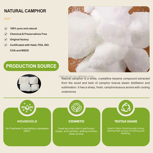 Fabricant fournissant une marque privée échantillon gratuit camphre naturel pur au meilleur prix - Product Image 3