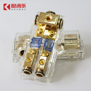 ที่ใส่ฟิวส์เครื่องเสียงรถยนต์ Kuaili 60A แบบเสียบ ทองแดงแท้ พร้อมฝาครอบ สำหรับใช้ในรถยนต์ - Product Image 3