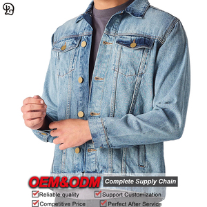 Giacche di <span class=keywords><strong>jeans</strong></span> eleganti e alla moda di alta qualità da <span class=keywords><strong>uomo</strong></span> alla moda di alta qualità giacche di <span class=keywords><strong>jeans</strong></span> Casual eleganti con bottoni anteriori a maniche lunghe per gli uomini - Product Image 3