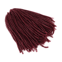 Orientfashion 10 pouces, extensions de cheveux synthétiques pré-étirées, Afro Ez Twist Braid, Kinky Twist, tresses au crochet, Butterfly Locks, Passion Twist