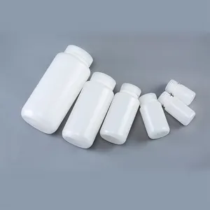 Phòng thí nghiệm nhà cung cấp rộng miệng chai phòng thí nghiệm chất lượng chai HDPE Brew cap hóa chất nhựa thuốc thử chai