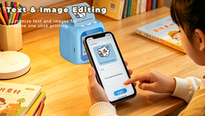 Nova Impressora AI 2026: Impressora de Brinquedo Infantil com Bateria de 1500mAh para Impressão Rápida de Post-it e Imagens – Ideal para Presente - Product Image 6